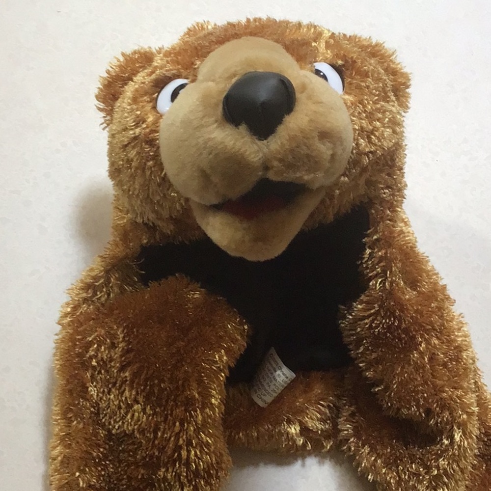 Playful plush Bears hat. Fits adult. Never worn. Warm. Black lining